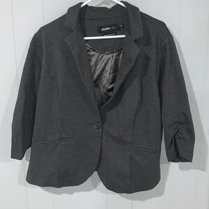 Torrid Charcoal Gray Blazer Size 2